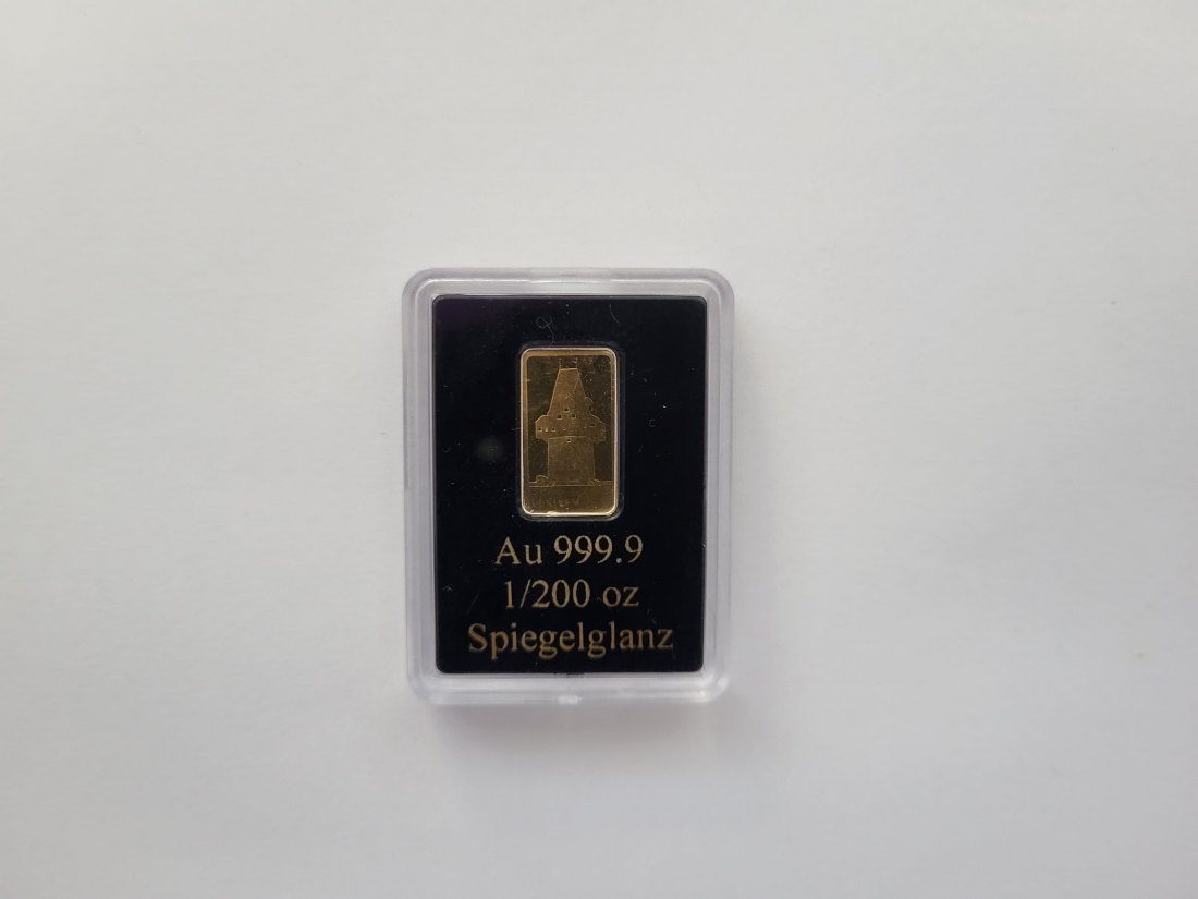  Goldbarren 1/200 Oz Uhrturm Österreich Spittalgold9800 (5527   