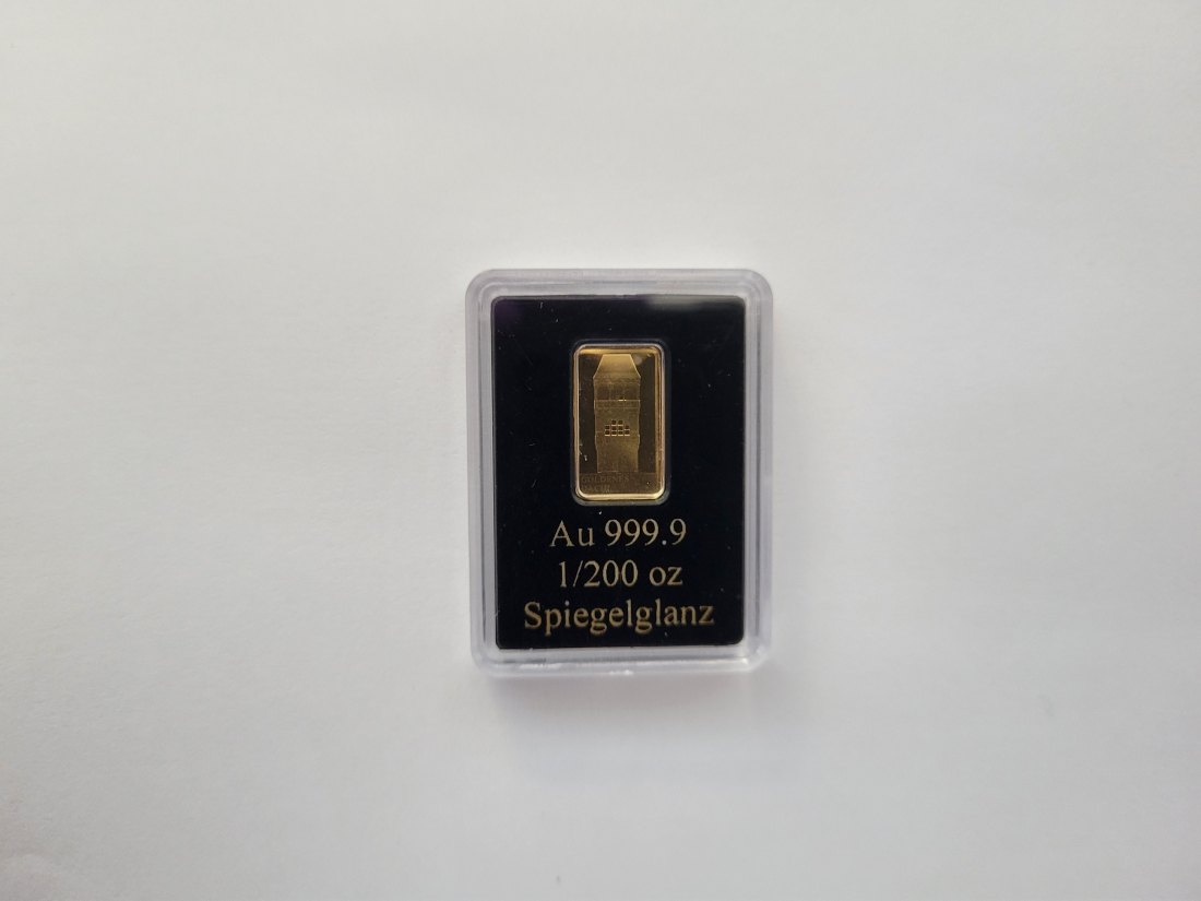  Goldbarren 1/200 Oz Goldenes Dachl Österreich Spittalgold9800 (5527   