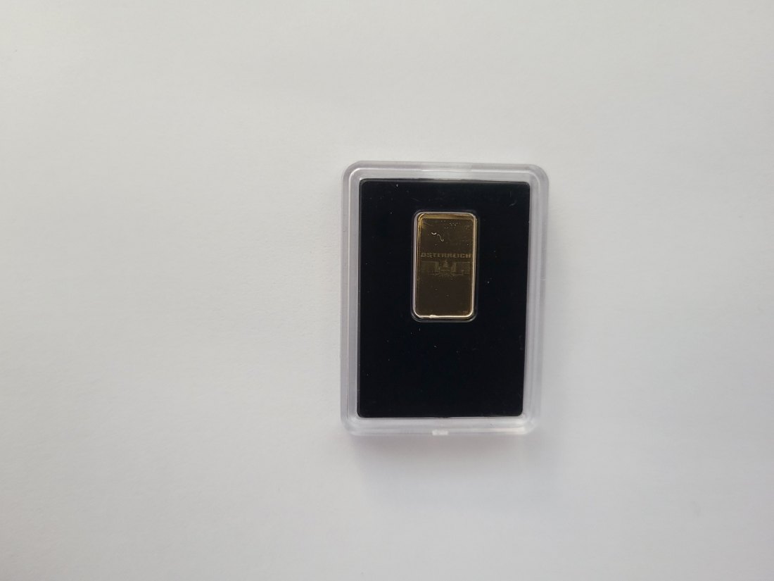  Goldbarren 1/200 Oz Goldenes Dachl Österreich Spittalgold9800 (5527   
