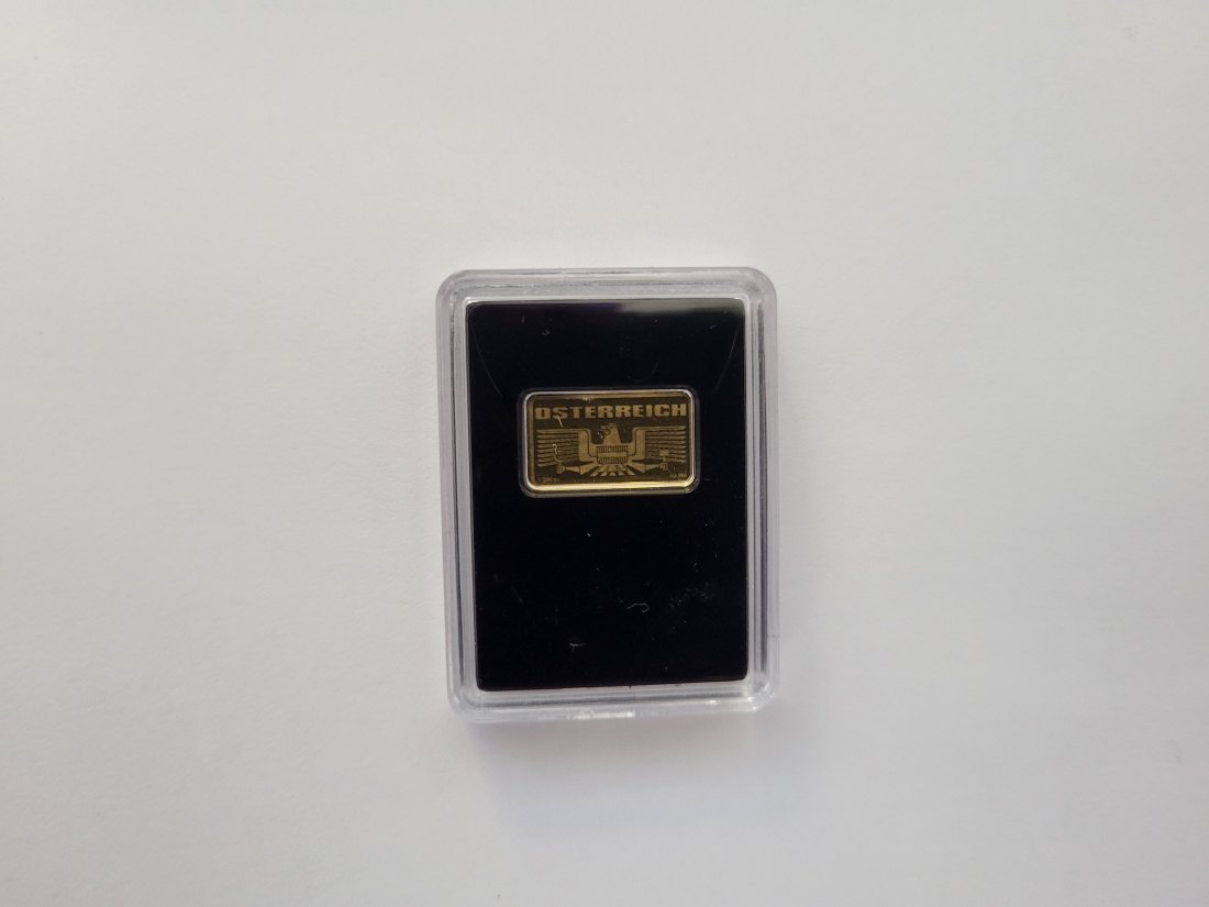  Goldbarren 1/200 Oz Schloss Schönbrunn Österreich Spittalgold9800 (5527   