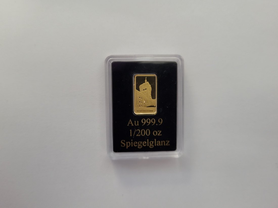  Goldbarren 1/200 Oz Martinsturm Österreich Spittalgold9800 (5527   