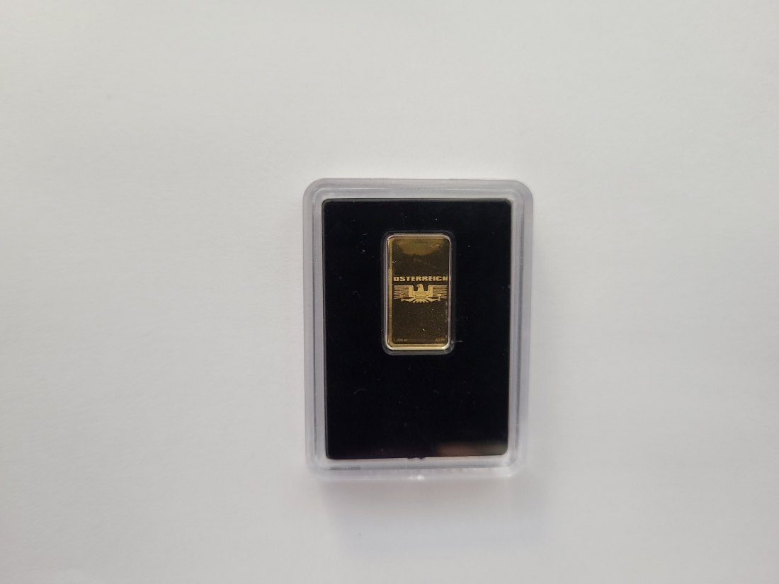  Goldbarren 1/200 Oz Martinsturm Österreich Spittalgold9800 (5527   