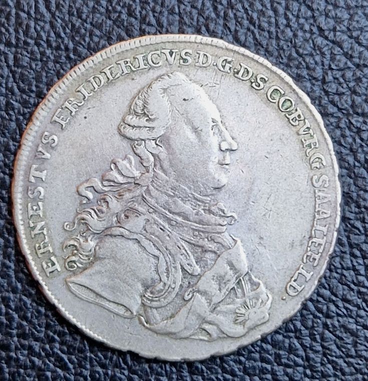  Sachsen-Saalfeld Ernst Friedrich 1 Taler 1765 Konventionstaler   