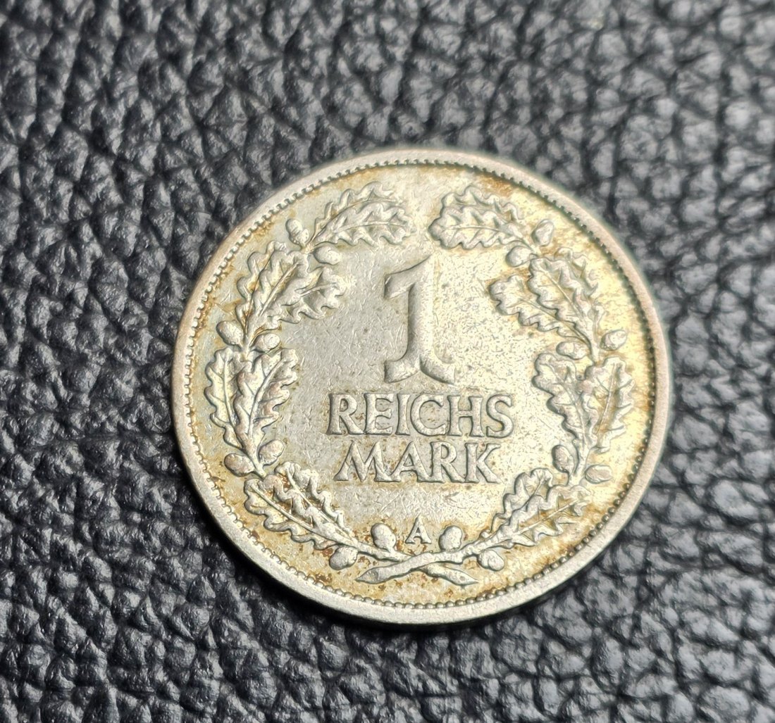  1 Reichsmark DEUTSCHES REICH 1 Mark 1926 A Silber Jaeger 319   