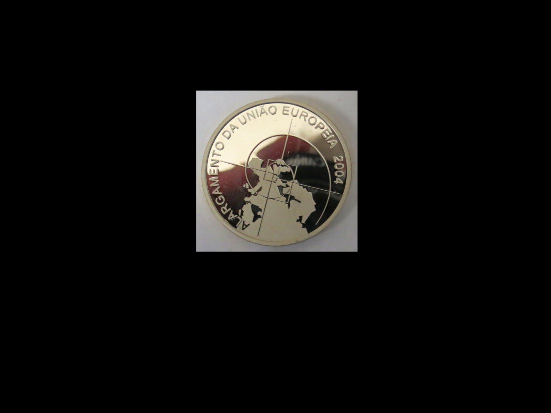Portugal Gedenkausgabe 2004 Erweiterung der Europäischen Union; 31,1 Gramm 925er Silber