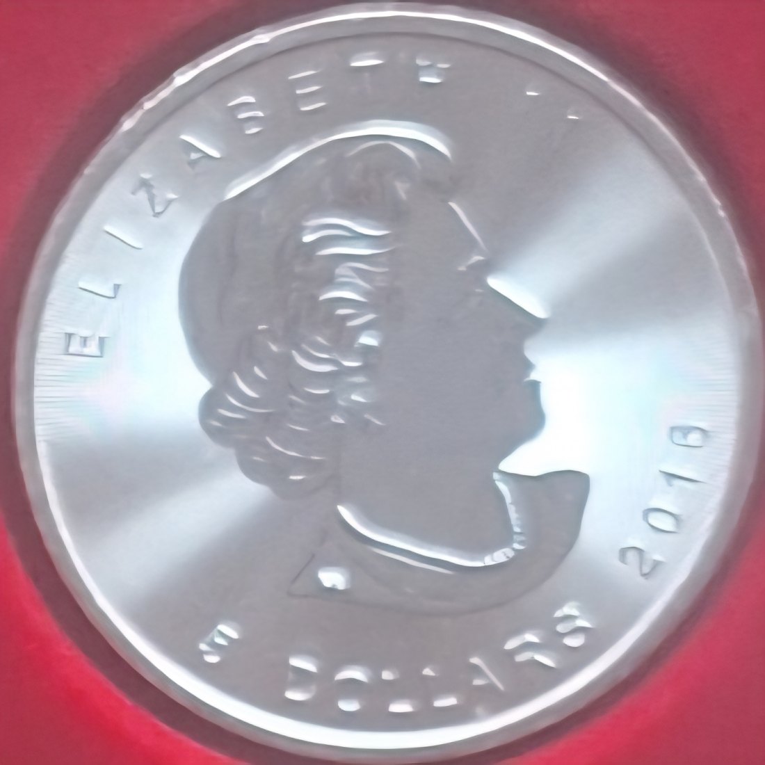  Kanada, 5 Dollar 2018 Elizabeth II 1oz Silber 999,9/1000 =31,1g fein lose (I)   