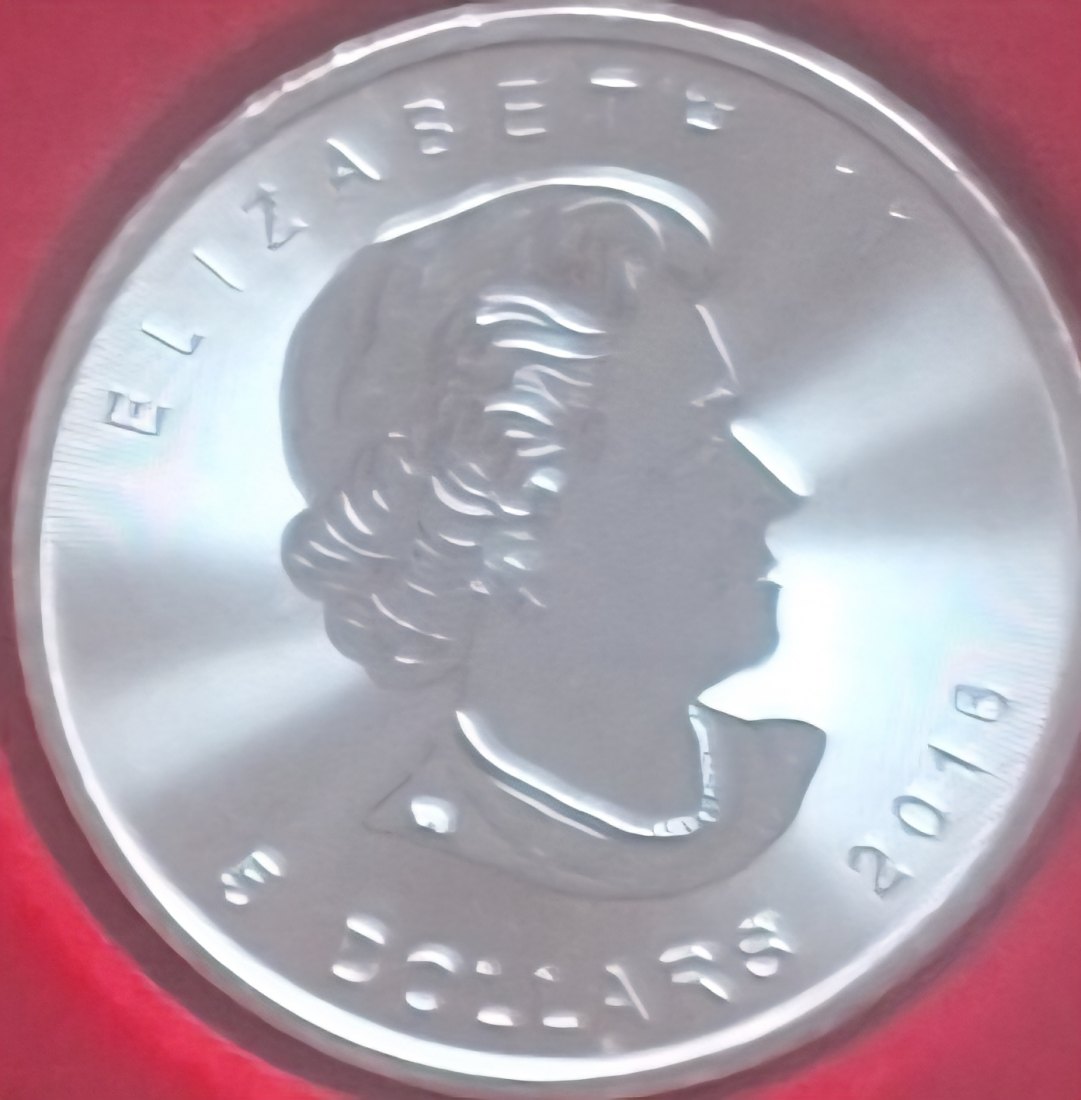  Kanada, 5 Dollar 2018 Elizabeth II 1oz Silber 999,9/1000 =31,1g fein lose (II)   