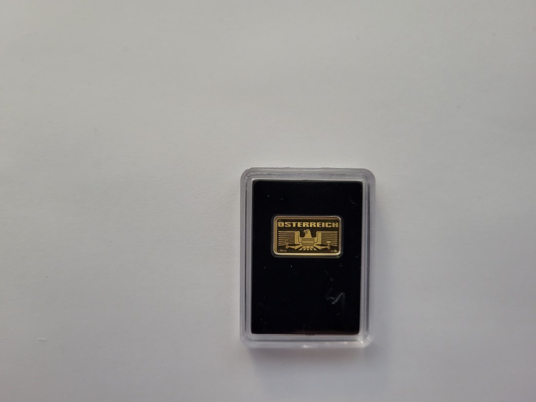  Goldbarren 1/200 Oz Hallstatt Österreich Spittalgold9800 (5527   