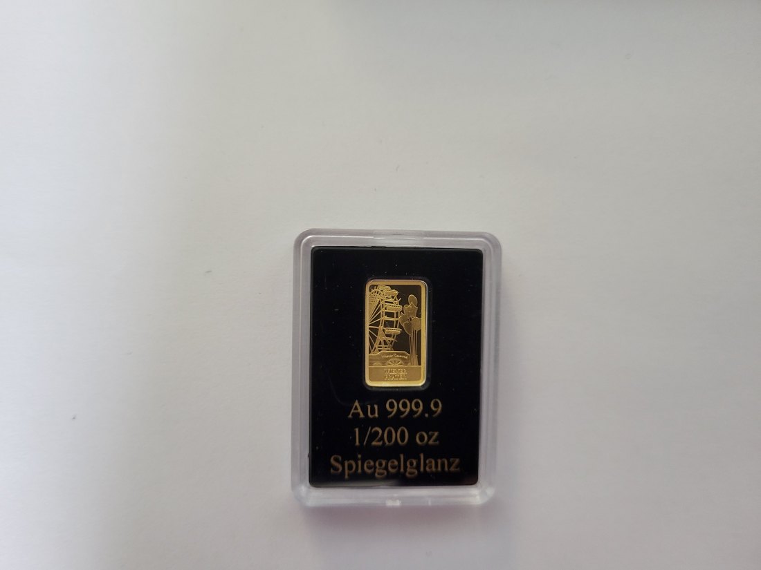  Goldbarren 1/200 Oz Wiener Prater Österreich Spittalgold9800 (5527   