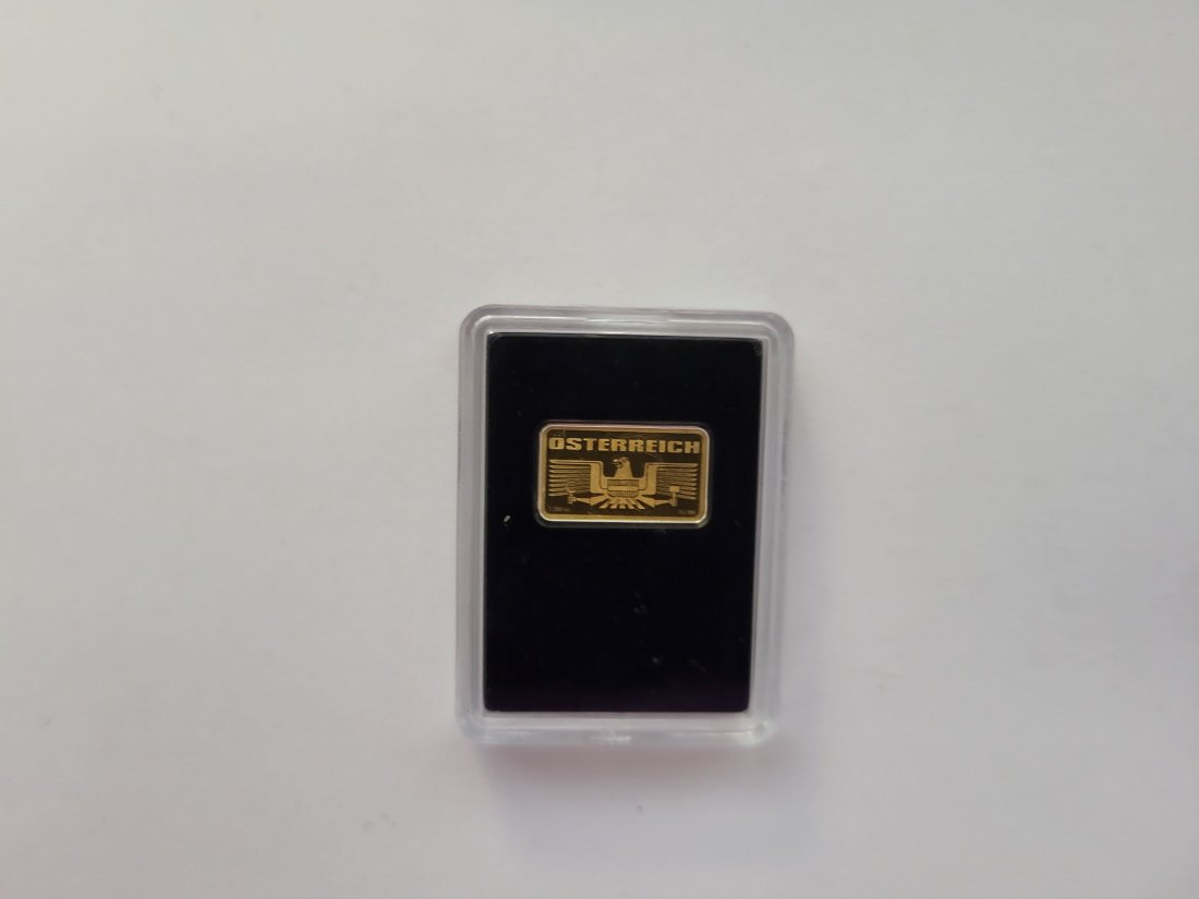  Goldbarren 1/200 Oz Schloss Esterhazy Österreich Spittalgold9800 (5527   