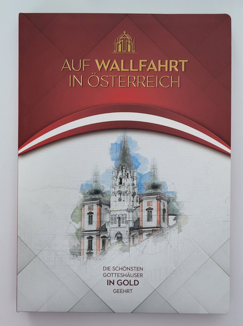  Goldbarren 1/200 Oz 12 Stk. Auf Wallfahrt in Österreich Spittalgold9800 (5527   