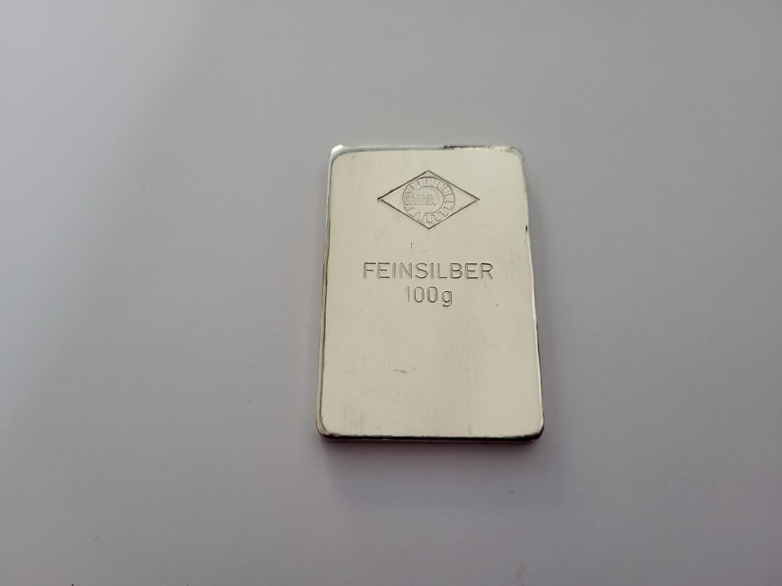  Silberbarren 100g Ag 999 silber Ögussa Österreich Spittalgold9800 (4997)   