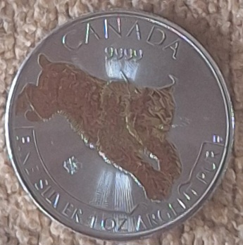  Kanada, 5 Dollar 2017 Elizabeth II 1oz Silber 999,9/1000 =31,1g fein lose   