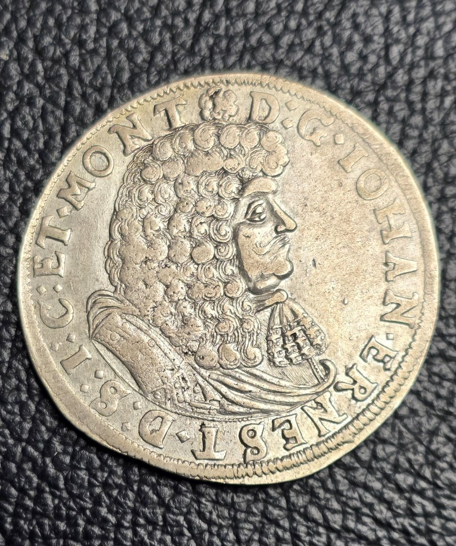  Sachsen-Weimar 1678 2/3 Taler Johann Ernst 1662-1683   