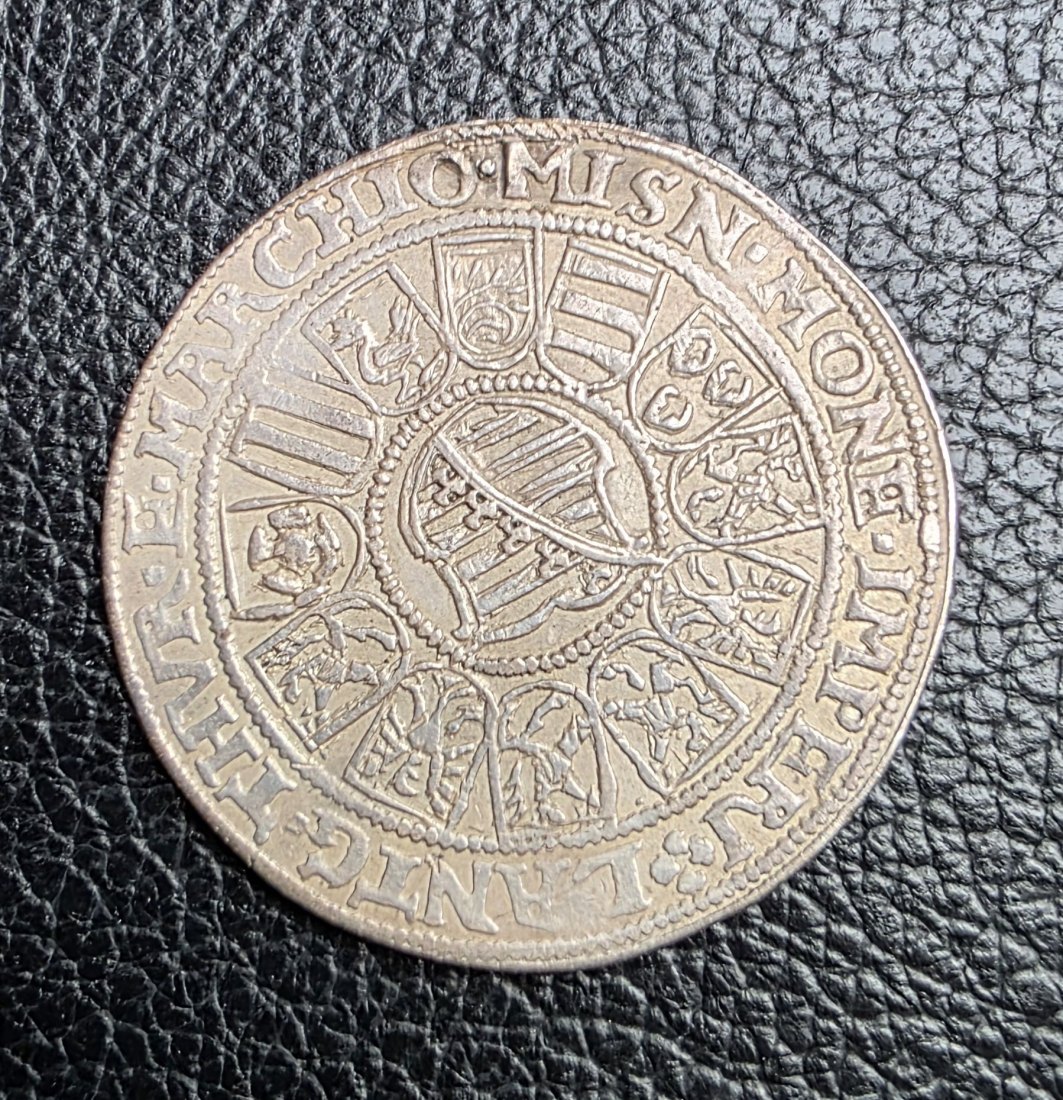  1/2 Taler 1590 Sachsen Coburg Saalfeld Johann Casimir und Johann Ernst 1572-1633   