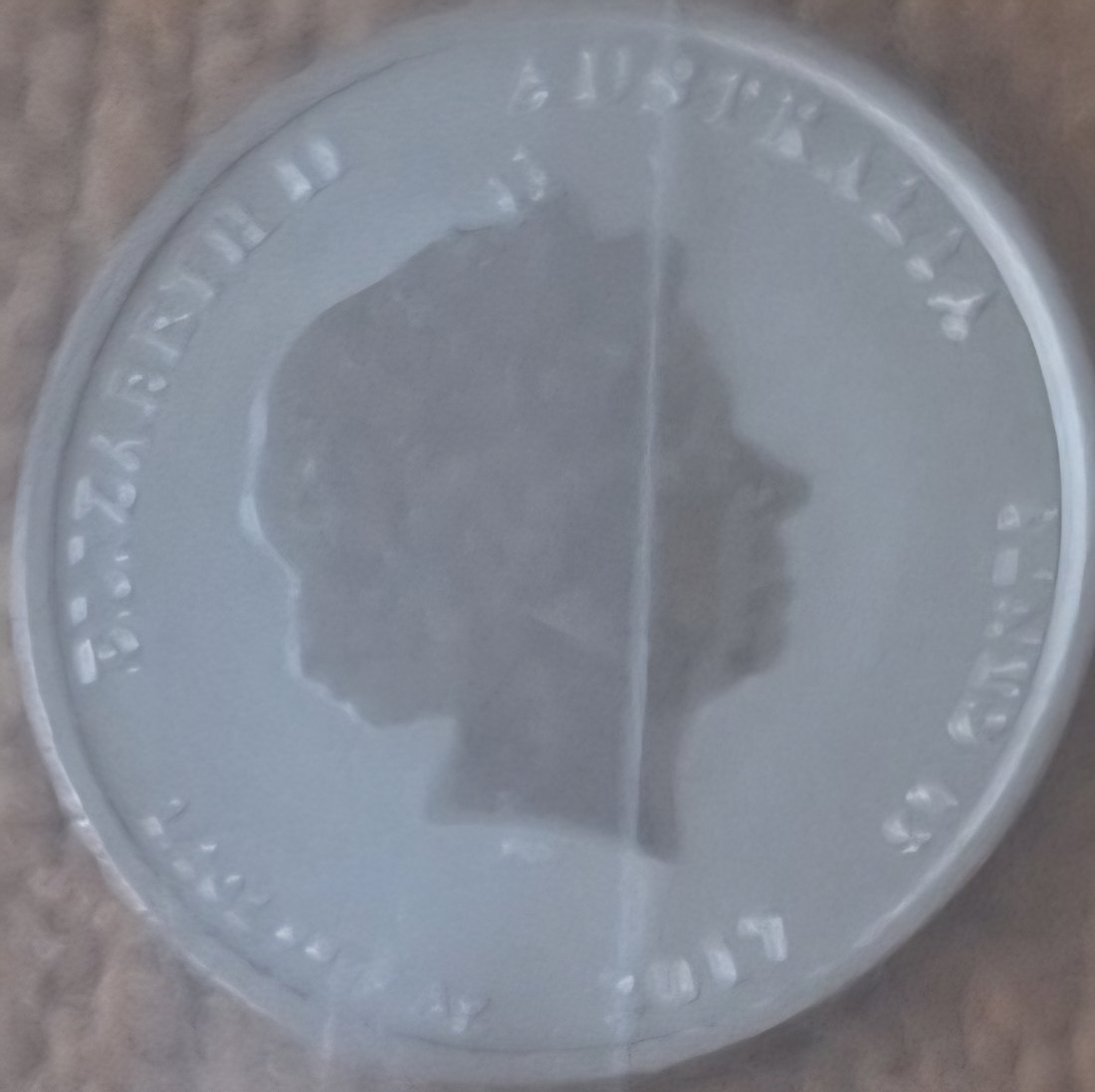  Australien, 50 Cents, Elizabeth II 2017 Jahr des Hahns, 1/2oz 999 Silber 15,55g fein (lose)   