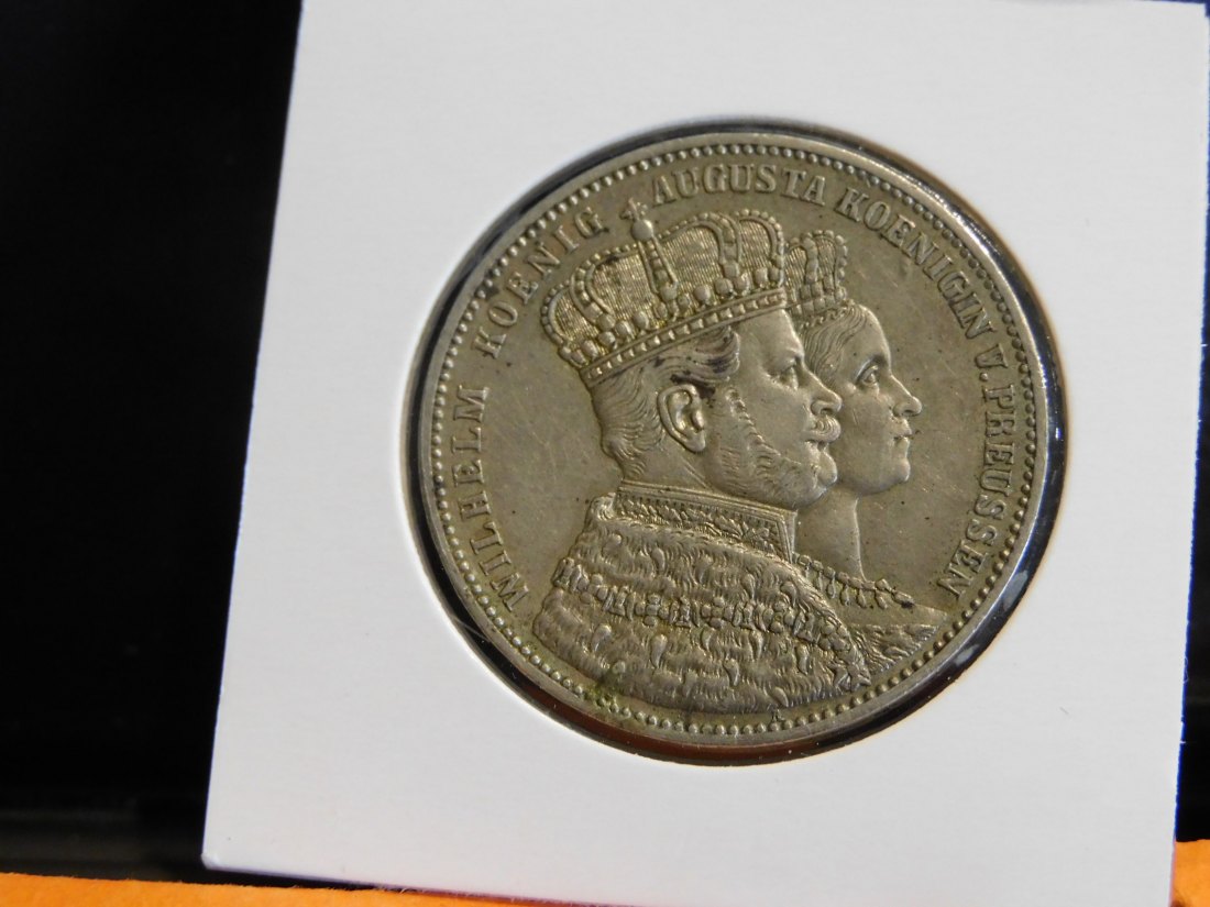 GERMANY 1 THALER 1861 PRUSSIA.GRADE-PLEASE SEE PHOTOS.