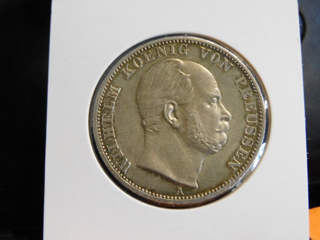  GERMANY 1 THALER 1866 PRUSSIA.GRADE-PLEASE SEE PHOTOS.   