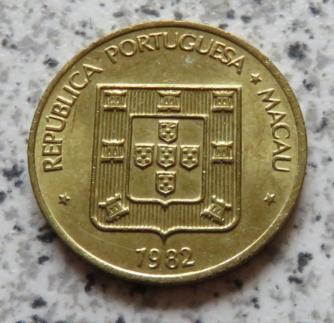  Macau 10 Avos 1982   
