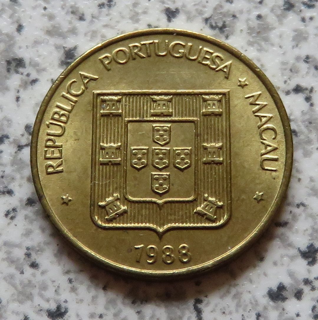  Macau 10 Avos 1988   