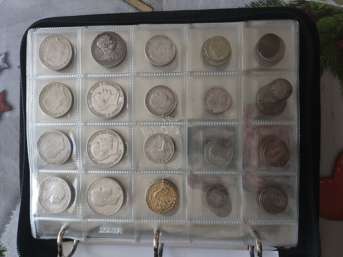  Album of Silver and Bronze Coins   