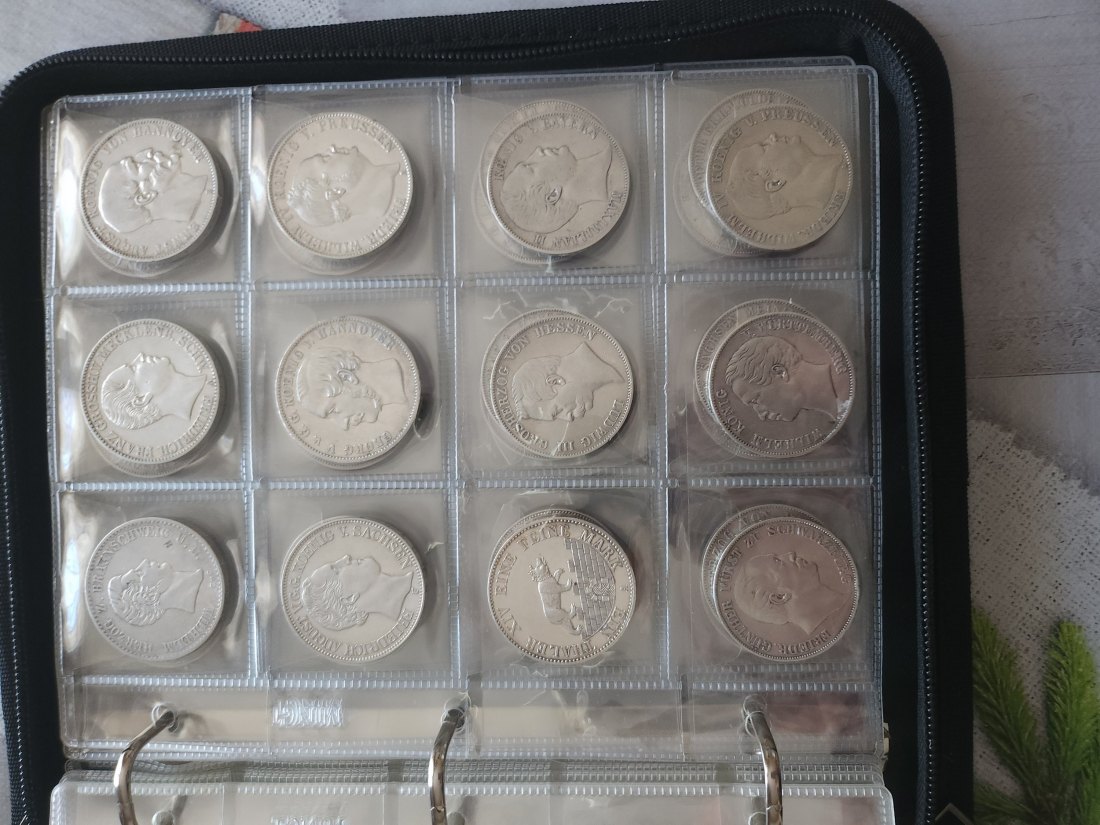  Album of Silver and Bronze Coins   