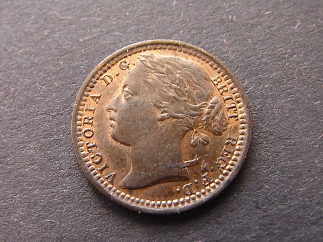  Großbritannien 1/3 Farthing 1868 vzgl   
