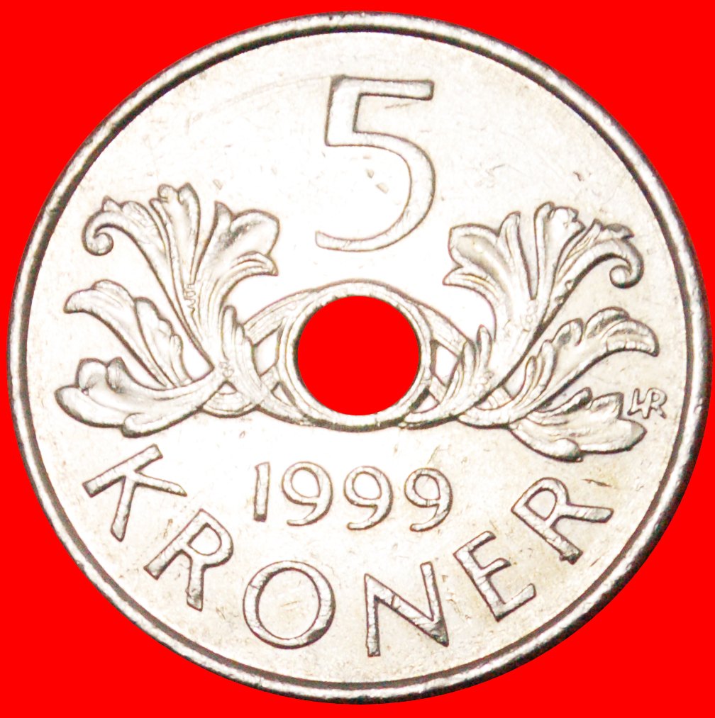 Ⰶ ORDER OF ST OLAF (1998-2017): NORWAY★5 CROWNS 1999 DIE B! HARALD V (1991-)★LOW START ★ NO RESERVE!