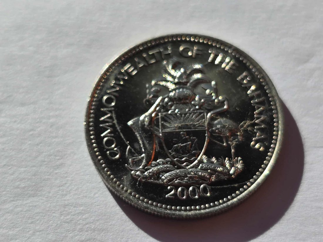  Bahamas 25 Cent 2000 STG   
