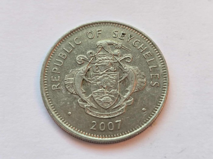  Seychellen 1 Rupee 2007 Umlauf   