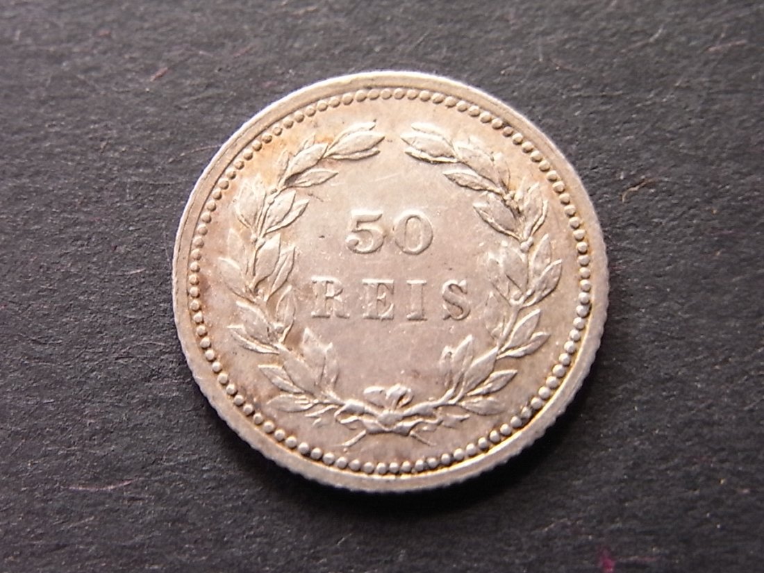  Portugal 50 Reis 1893 unc   