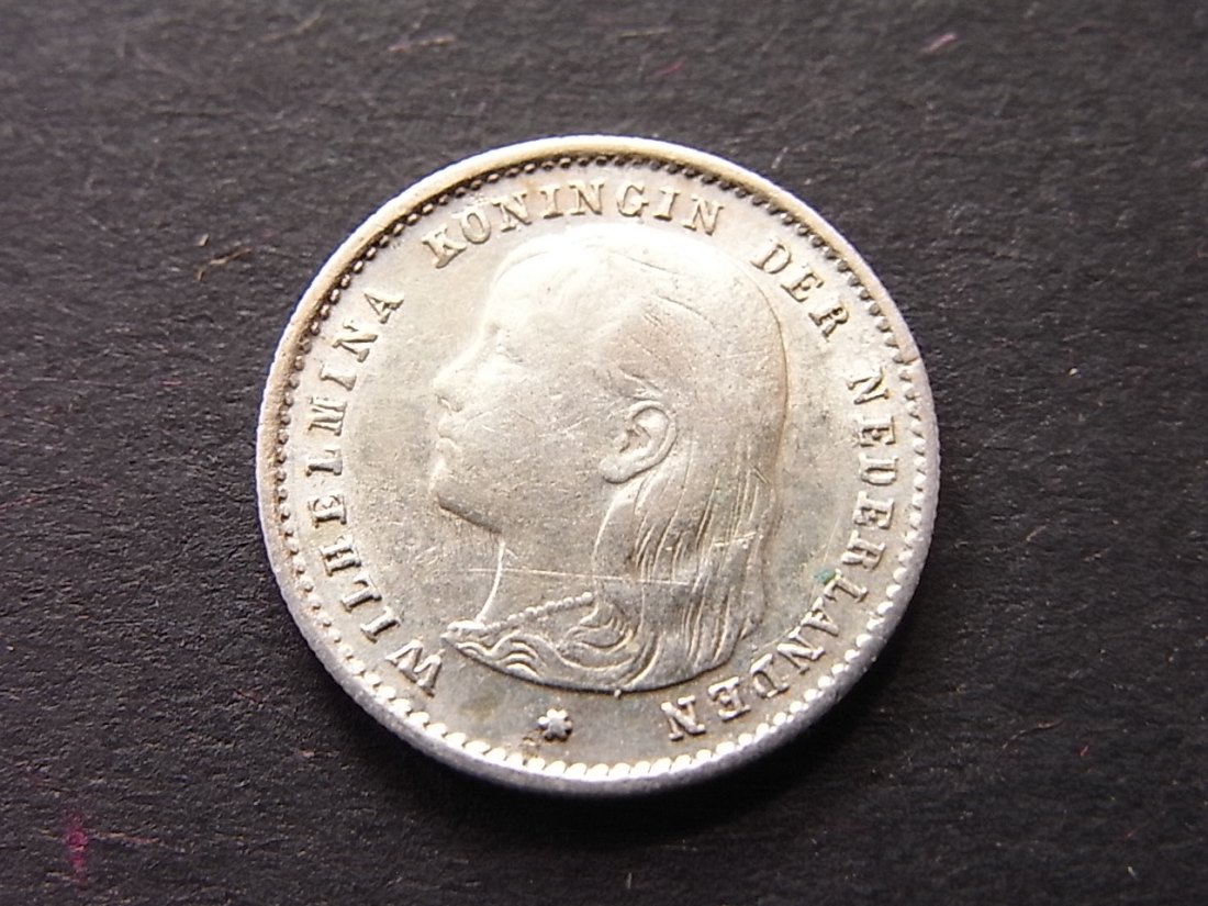  Niederland 10 Cents 1897 ss+/ss   