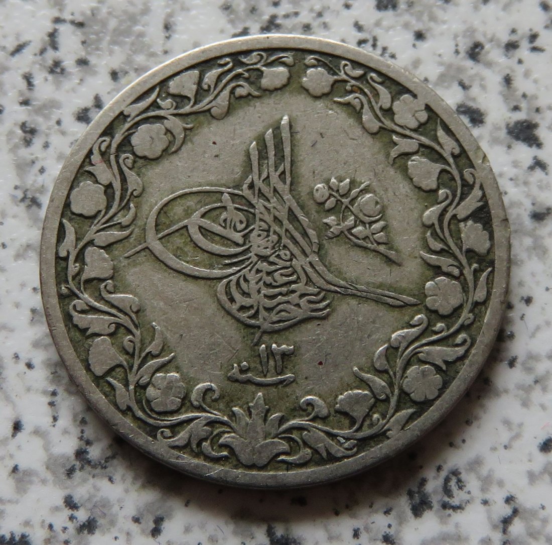  Ägypten 5/10 Qirsh AH 1293/13 (1887)   