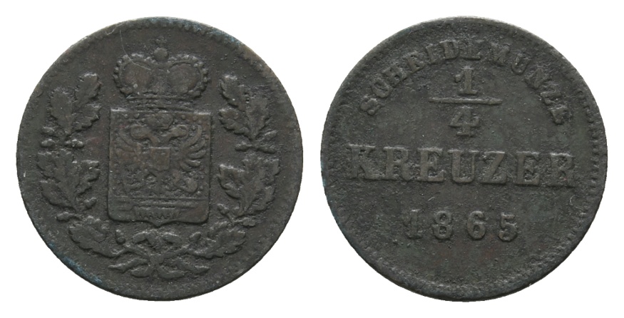  Schaumburg; Kleinmünzen 1865   
