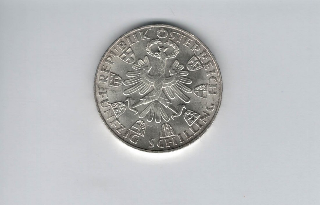  50 Schilling 1959 Andreas Hofer Tiroler Freiheit silber 18g fein Österreich Spittalgold9800 (4584/1)   