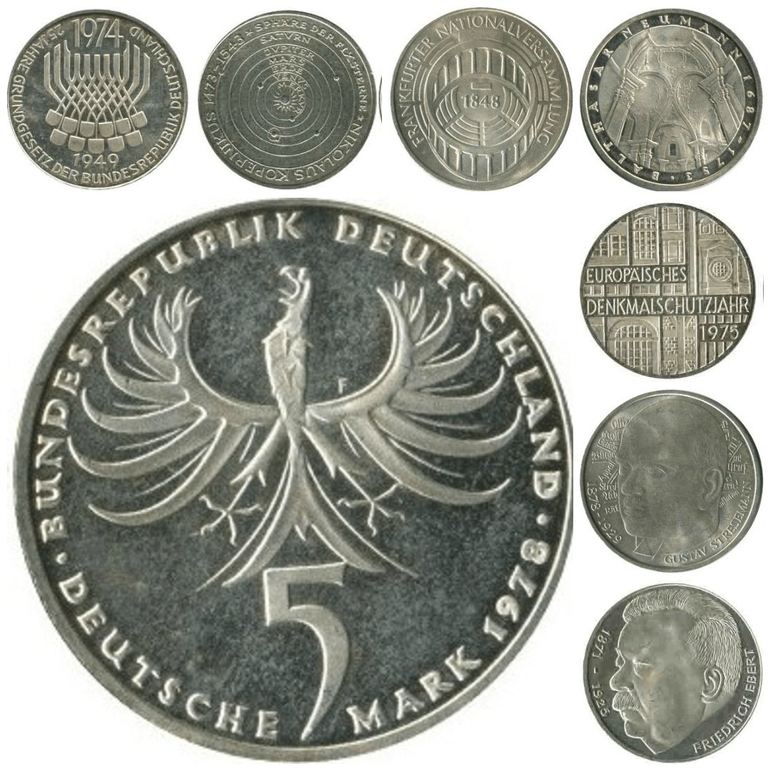  Lot of European Silver Coins   
