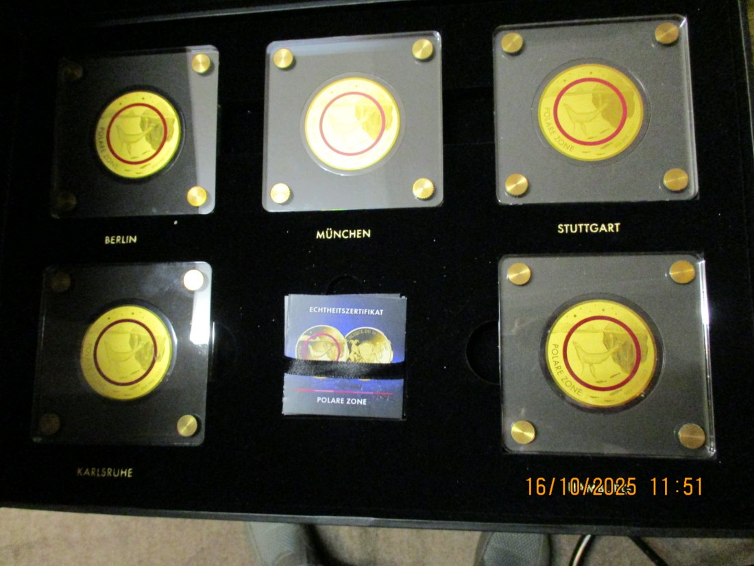  Anlagegold 5 x 1/200 oz - 999er Gold Gewicht: 0,7775g   