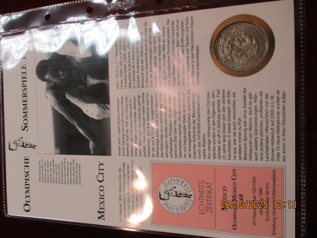  Mexiko 1968 - 720er Silber 22,5g   
