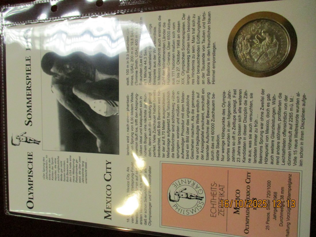  Mexiko 1968 - 720er Silber 22,5g   