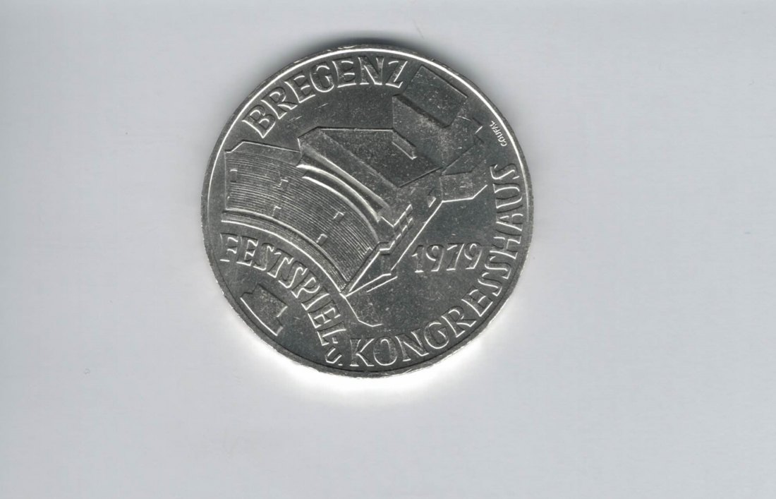  100 Schilling 1979 Festspiel Bregenz silber 15,36g fein Österreich Spittalgold9800 (01914/24   