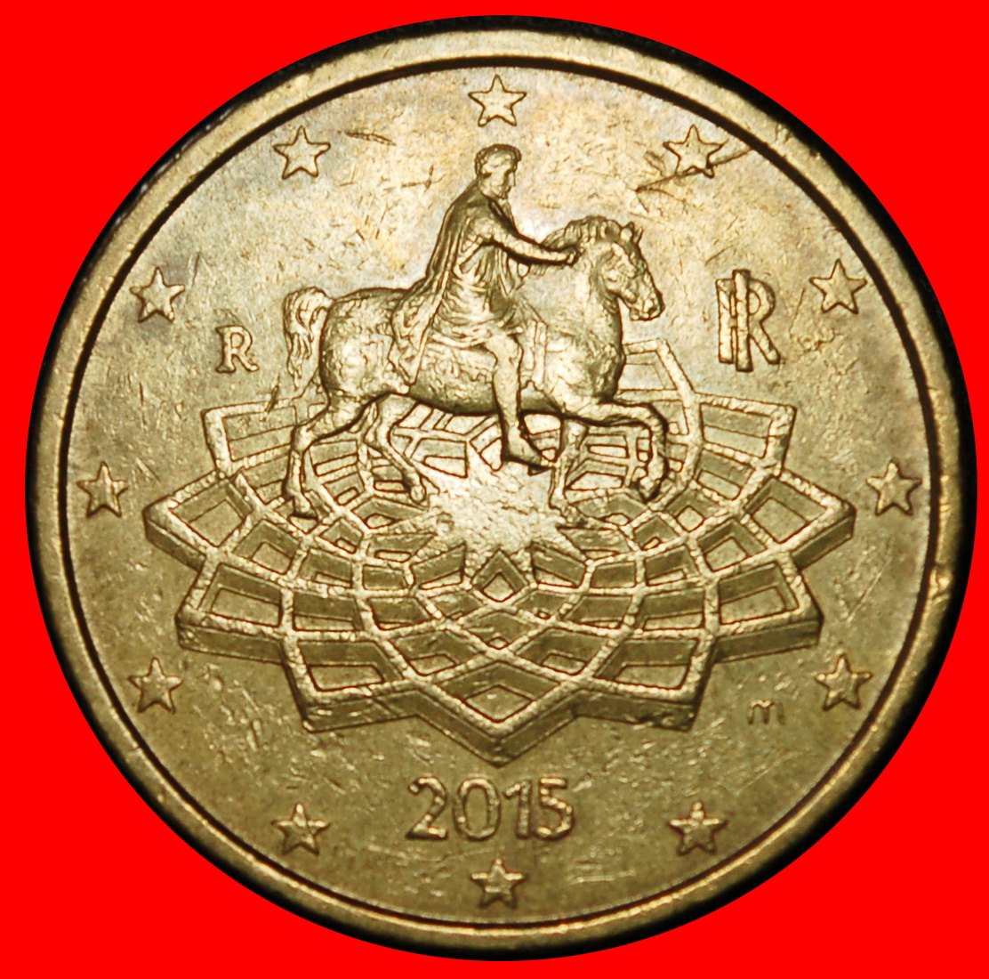 Ⰶ NORDIC GOLD (2002-2025):ITALY★50 EURO CENTS 2015R DIE II1 AURELIUS 161-180★LOW START ★ NO RESERVE!