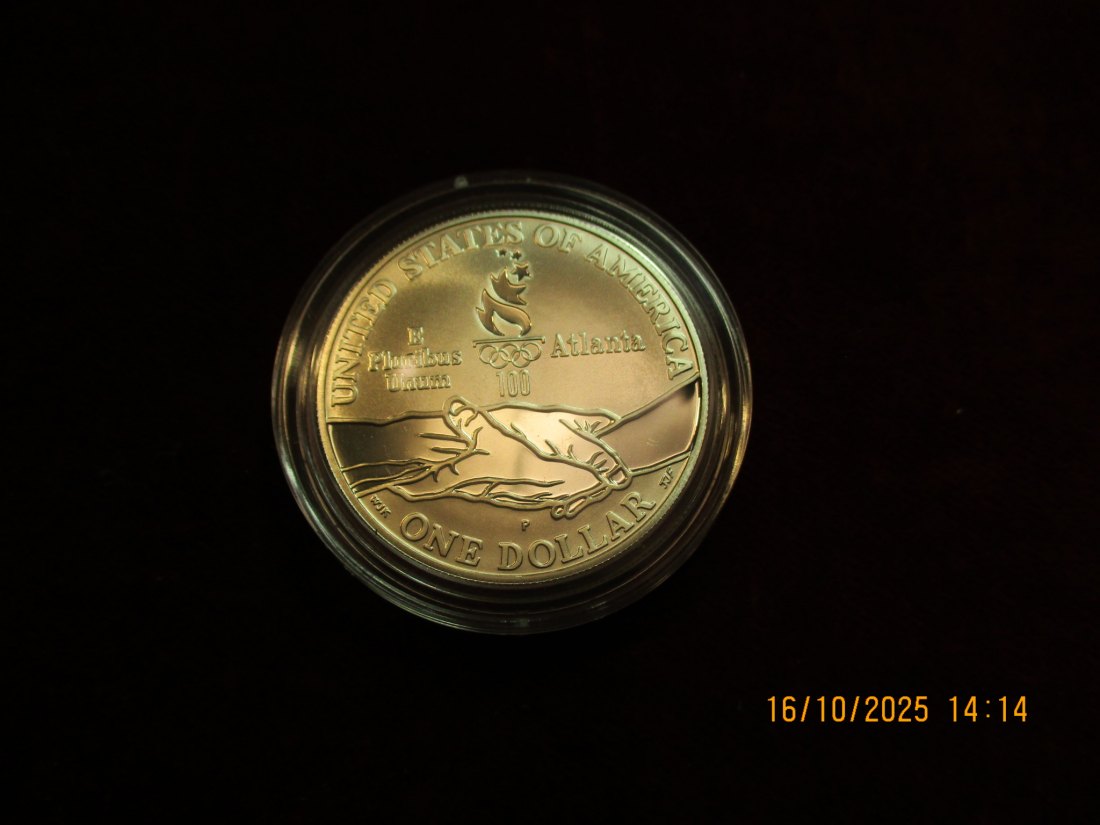  USA 1 Dollar 1995 Silbermünze 900er Silber 26,73g   