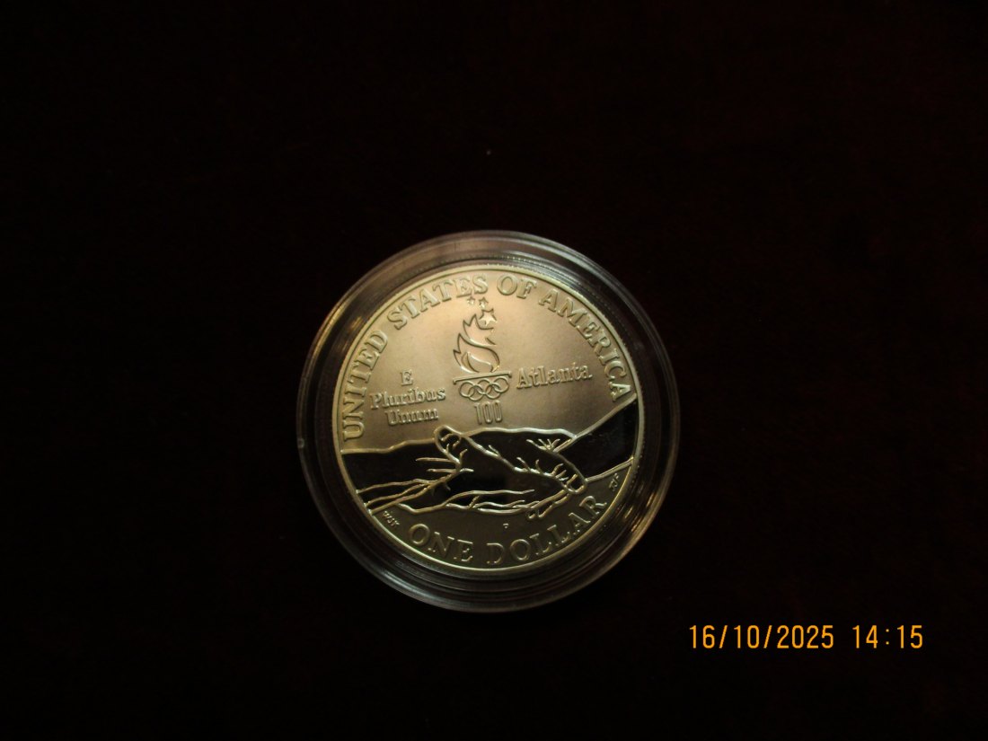  USA 1 Dollar 1995 Silbermünze 900er Silber 26,73g   