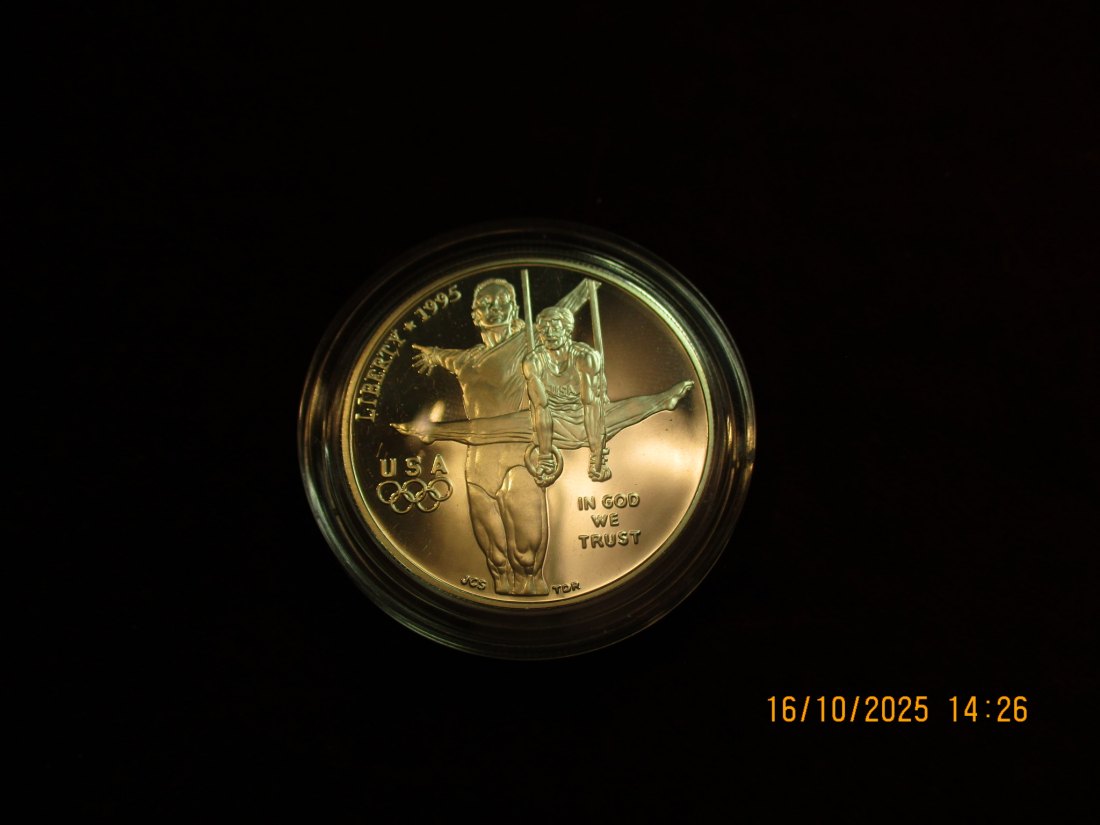  USA 1 Dollar 1995 Silbermünze 900er Silber 26,73g   