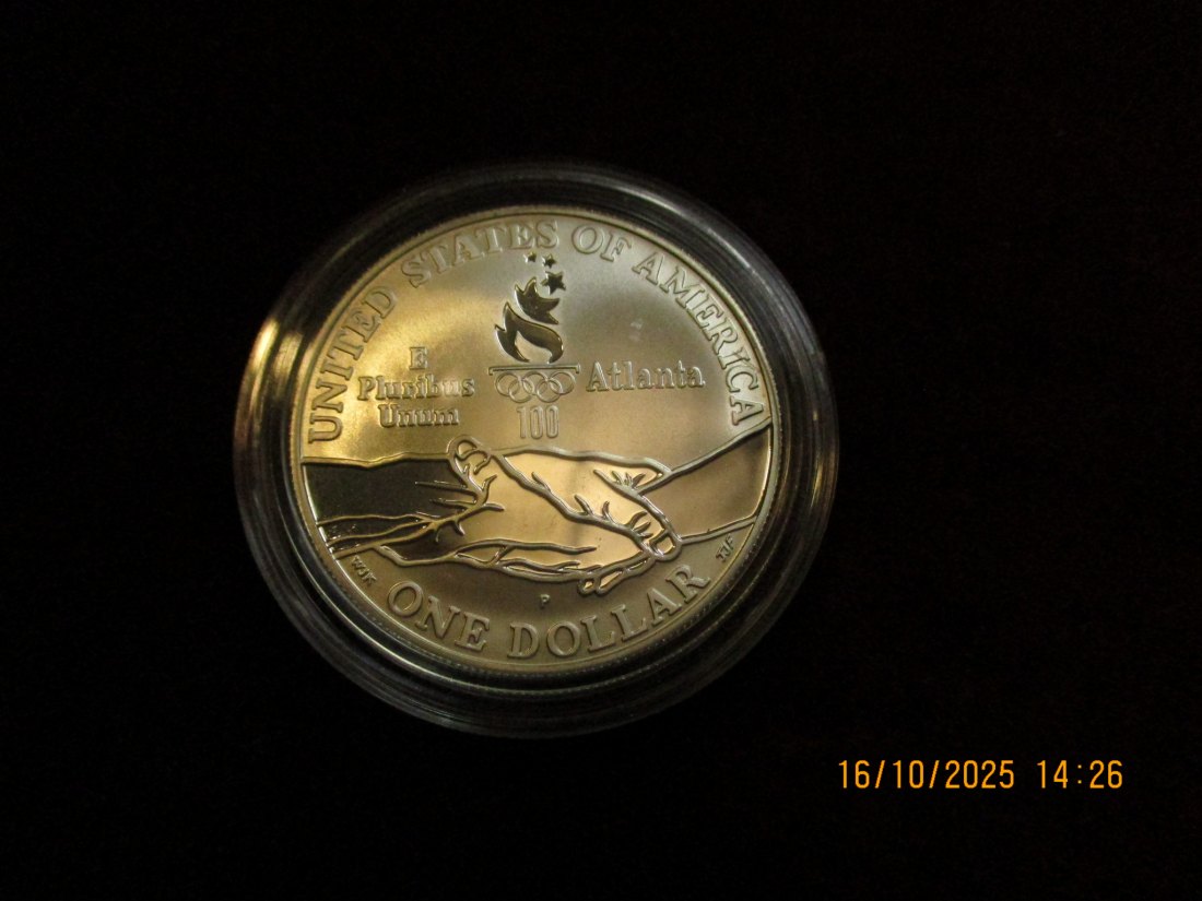  USA 1 Dollar 1995 Silbermünze 900er Silber 26,73g   