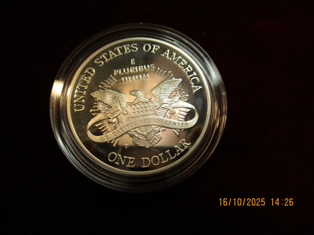  USA 1 Dollar 2001 Silbermünze 900er Silber 26,73g   