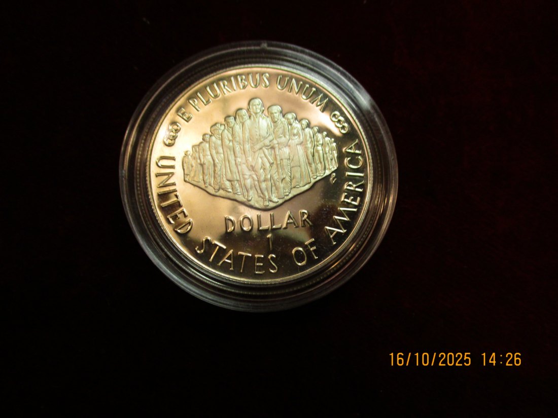  USA 1 Dollar 1987 Silbermünze 900er Silber 26,73g   