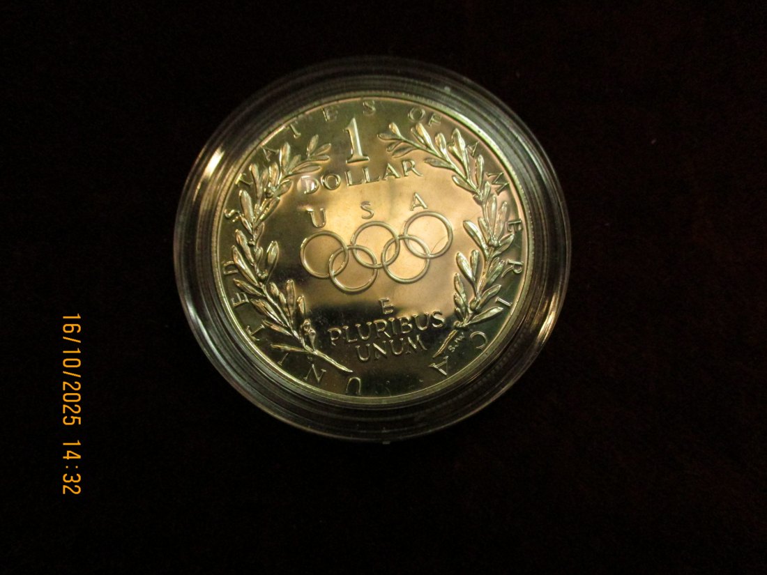  USA 1 Dollar 1988 Silbermünze 900er Silber 26,73g   