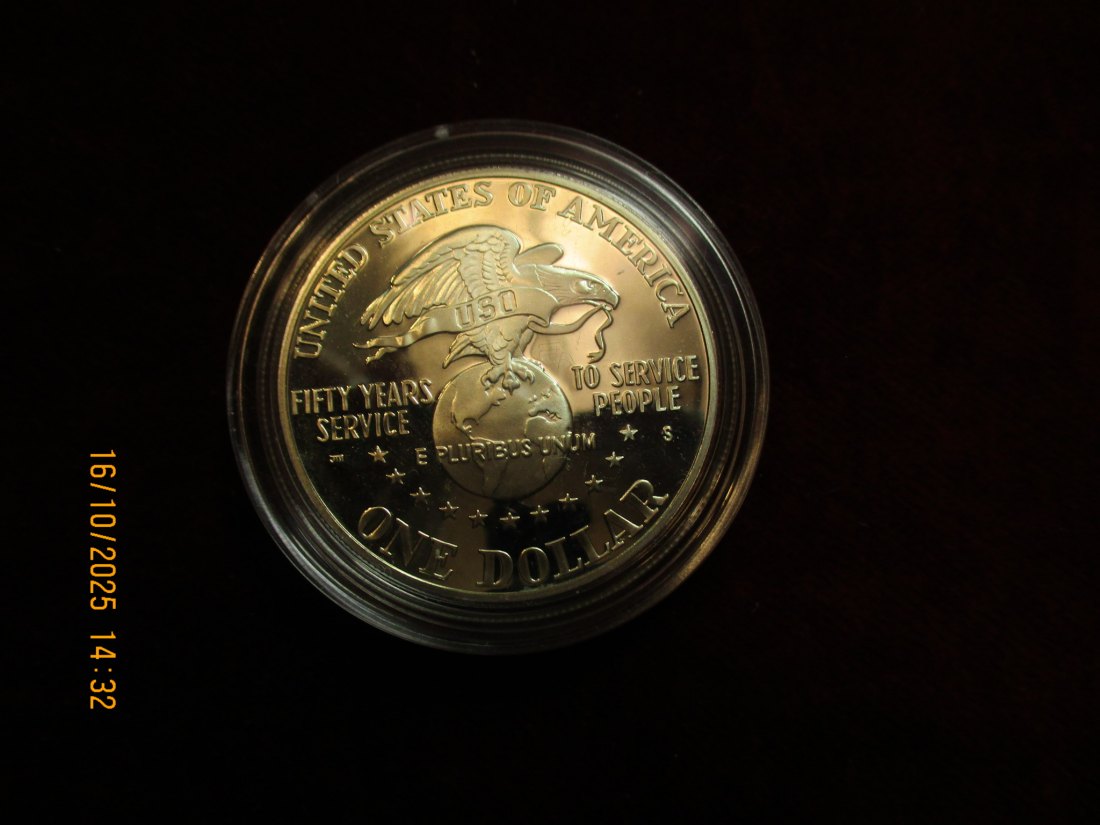  USA 1 Dollar 1991 Silbermünze 900er Silber 26,73g   