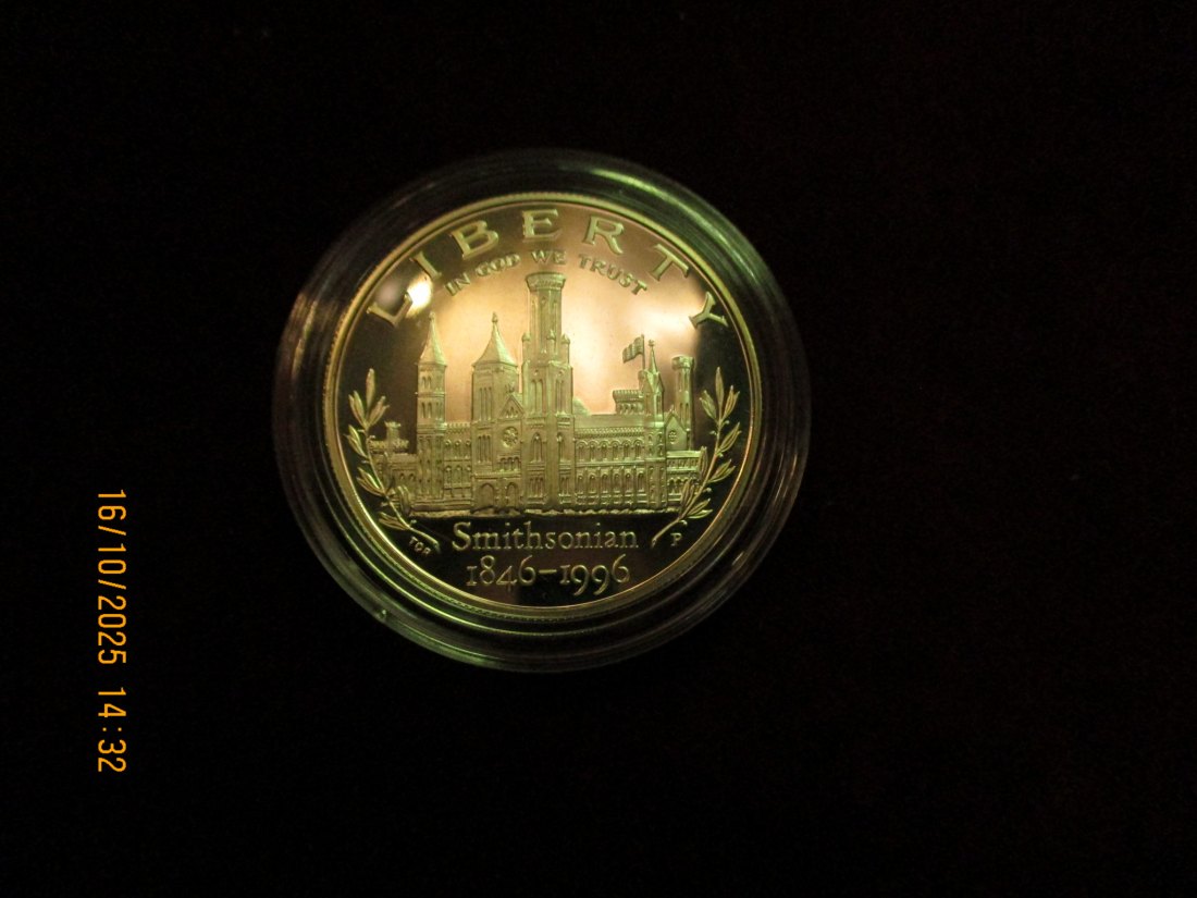  USA 1 Dollar 1996 Silbermünze 900er Silber 26,73g   